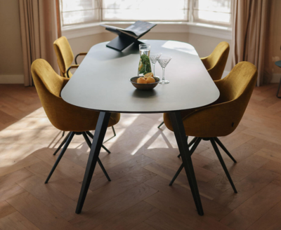 They &amp; Me eettafel Joy – plat ovaal – HPL Zucchini