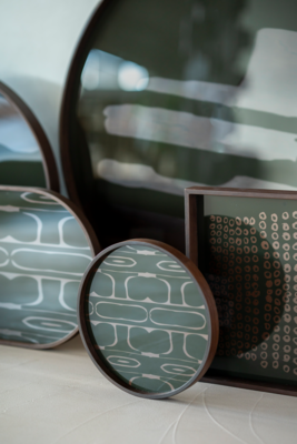 Second Nature glazen dienblad