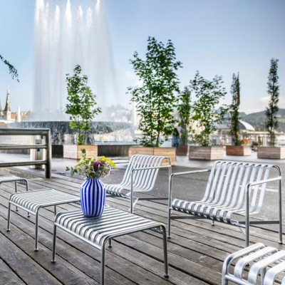 HAY loungestoel Palissade Low Hot Galvanised