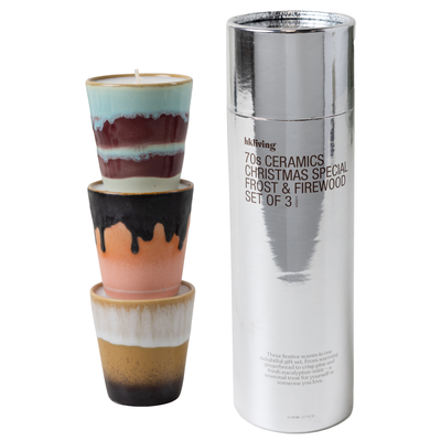 HK ceramics geurkaars kerstspecial set of 3