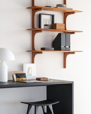 Ethnicraft - PI wandplank - mahonie/donker mahonie