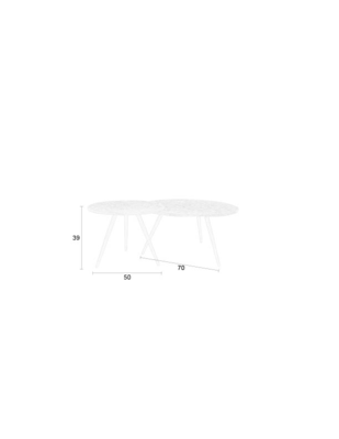 Housecraft living Salontafels Webster - set van 2