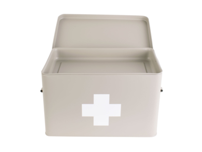 EHBO doos large metal matt