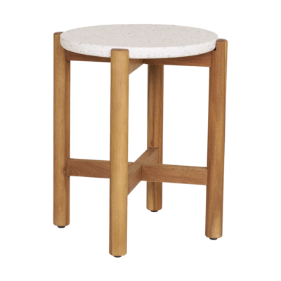 Houten tuin bijzettafel Teresa