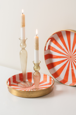 Set van 2 serveerschalen Candy Swirl