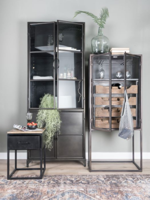 Vitrinekast Leroy - 80 x 200 cm