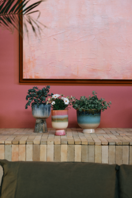 Retro flower pot lagoon