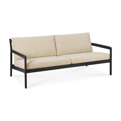 Ethnicraft - Outdoor - Teak Jack sofa 180cm - zwart