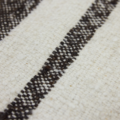 Striped woolen kelim cream (200x300cm)