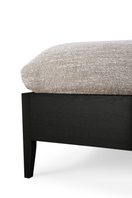 Ethnicraft bed Spindle black 160x200 cm