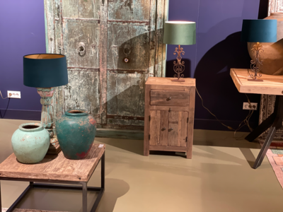 Nachtkastje Teakhout