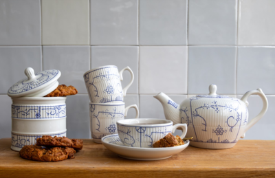 Gebaksbord Copenhague - set van 6 stuks