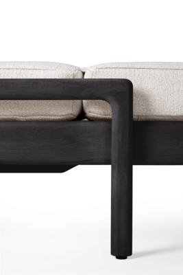 Ethnicraft - Outdoor - Teak Jack adjustable lounger - zwart