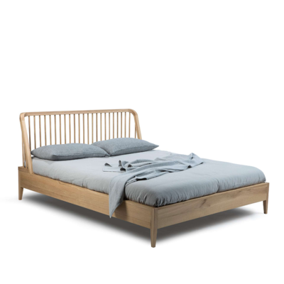 Ethnicraft bed Spindle Oak 160x200