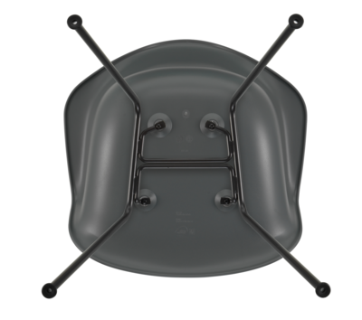 Vitra stoel Eames DAX Basic Dark onderstel