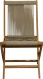 Klapstoel Teak Rope