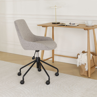 Bureaustoel Nout-Isa - zwart onderstel