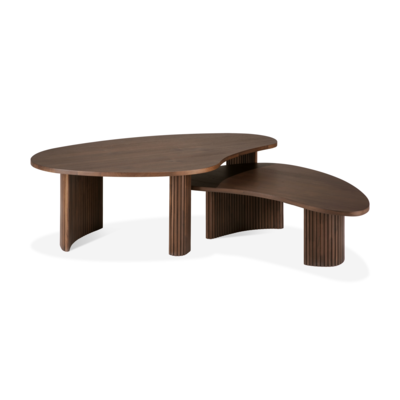Ethnicraft - koffietafel Boomerang bruin teak