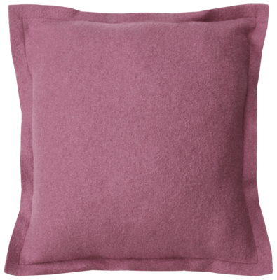 Kussen boiled wool cerise vierkant