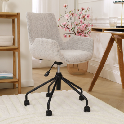 Bureaustoel Nout-Eef zwart onderstel