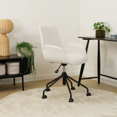 Bureaustoel Nout-Eef zwart onderstel