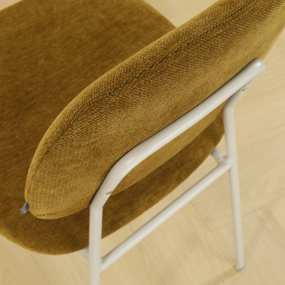 Eetkamerstoel Jasmijn - grijsbeige onderstel