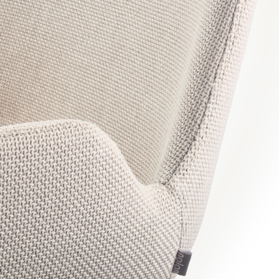 Barkruk Nino-Eef zwart onderstel