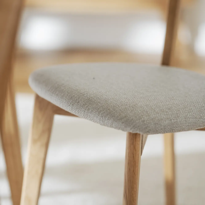 Eetkamerstoel eikenhouten Ami