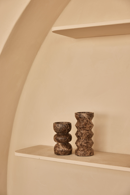 Rhombus kaarshouder bruin 