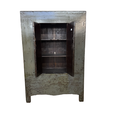 kast 2 deur grijs lak uniek