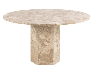 Eettafel Rond Travertin