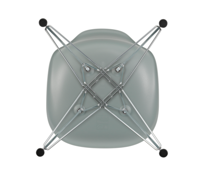 Vitra stoel Eames DSR Chroom onderstel