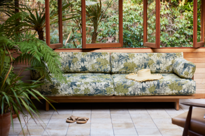 HKliving bank Outdoor Sofa teak Botanical