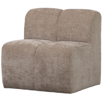 Mojo Eetbankje met rugleuning - Donkerzand