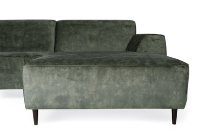 JaxxChoice hoekbank U-model Rikki groen