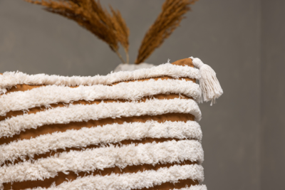 Haka Kussenhoes 45x45cm - Bruin