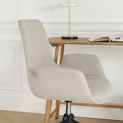 Bureaustoel Nout-Eef zwart onderstel