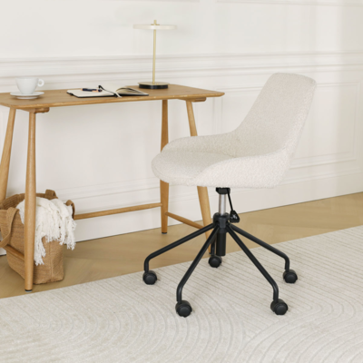 Bureaustoel Nout-Isa - zwart onderstel