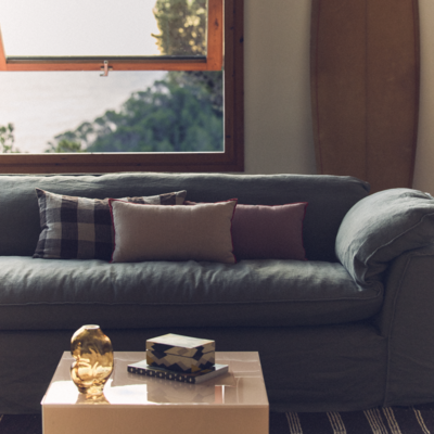 HKliving bank Nomad Linnen 3-zits