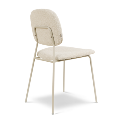 Eetkamerstoel Jasmijn - grijsbeige onderstel