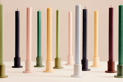 HAY Square Candle | Set van 4