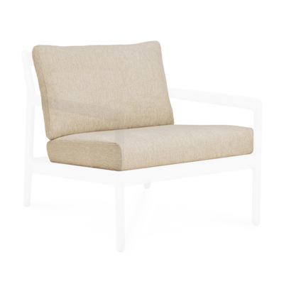 Ethnicraft - Outdoor - Teak Jack loungestoel - zwart