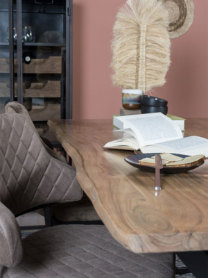 Eettafel Pluma 180 cm - Boomstamblad