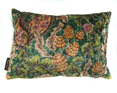 Kussen velvet Floral vintage