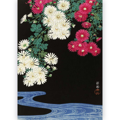 Poster Ohara Koson - Chrysanthemums