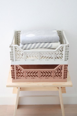 Vouwkratje Midi selectie blauwkleurig