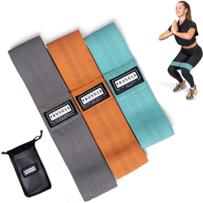 Fruscle weerstandsbanden gekleurd - set van 3