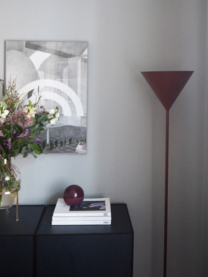 Vloerlamp Benjamin mat zwart