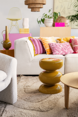 Bijzettafel Mala glossy