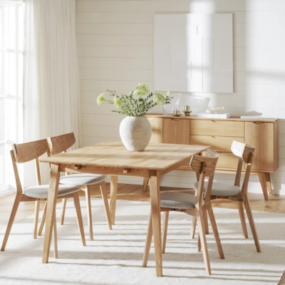 Eetkamerstoel eikenhouten Ami